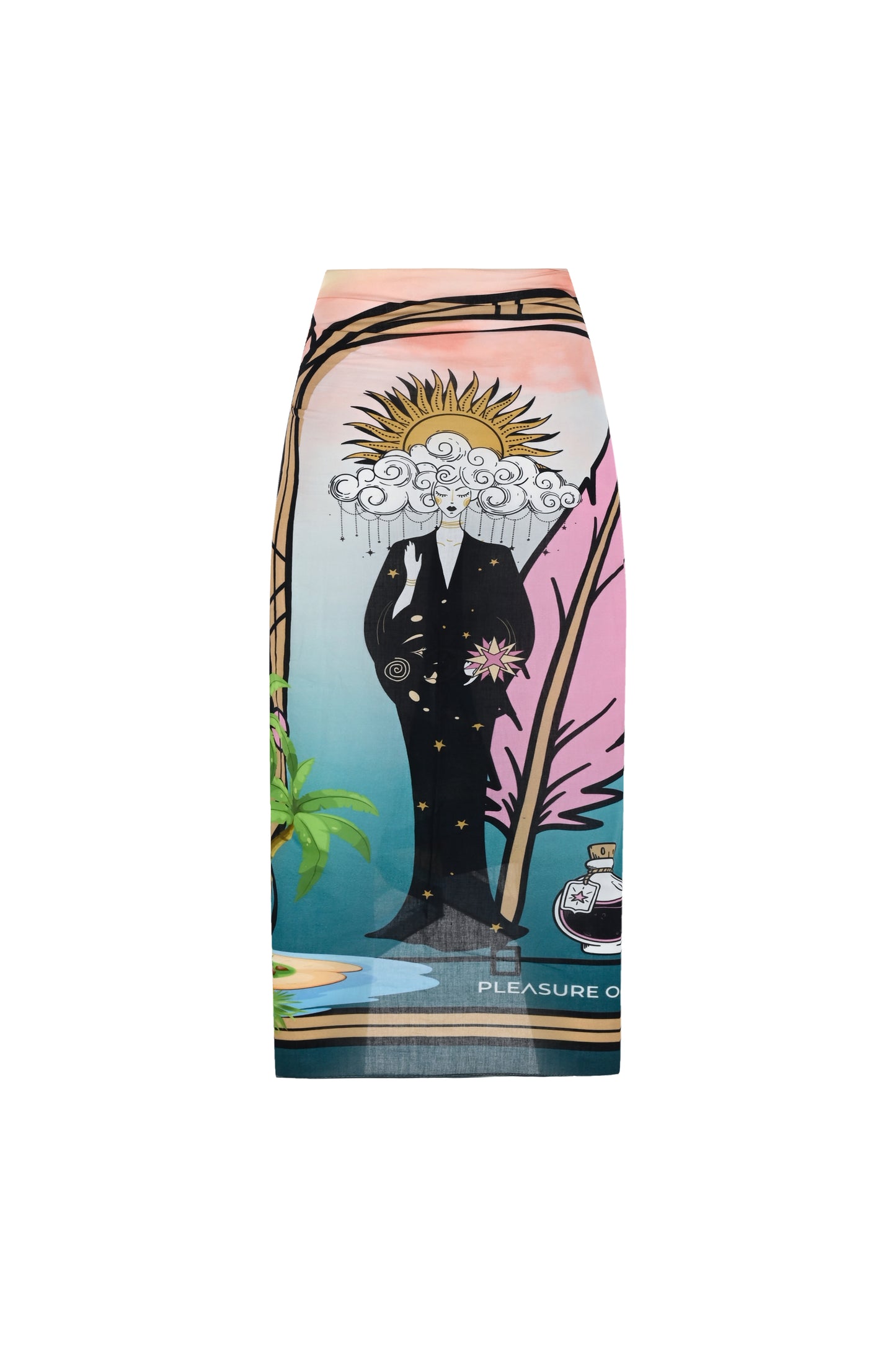 Mythology Cotton Pareo - pleasureofsilk