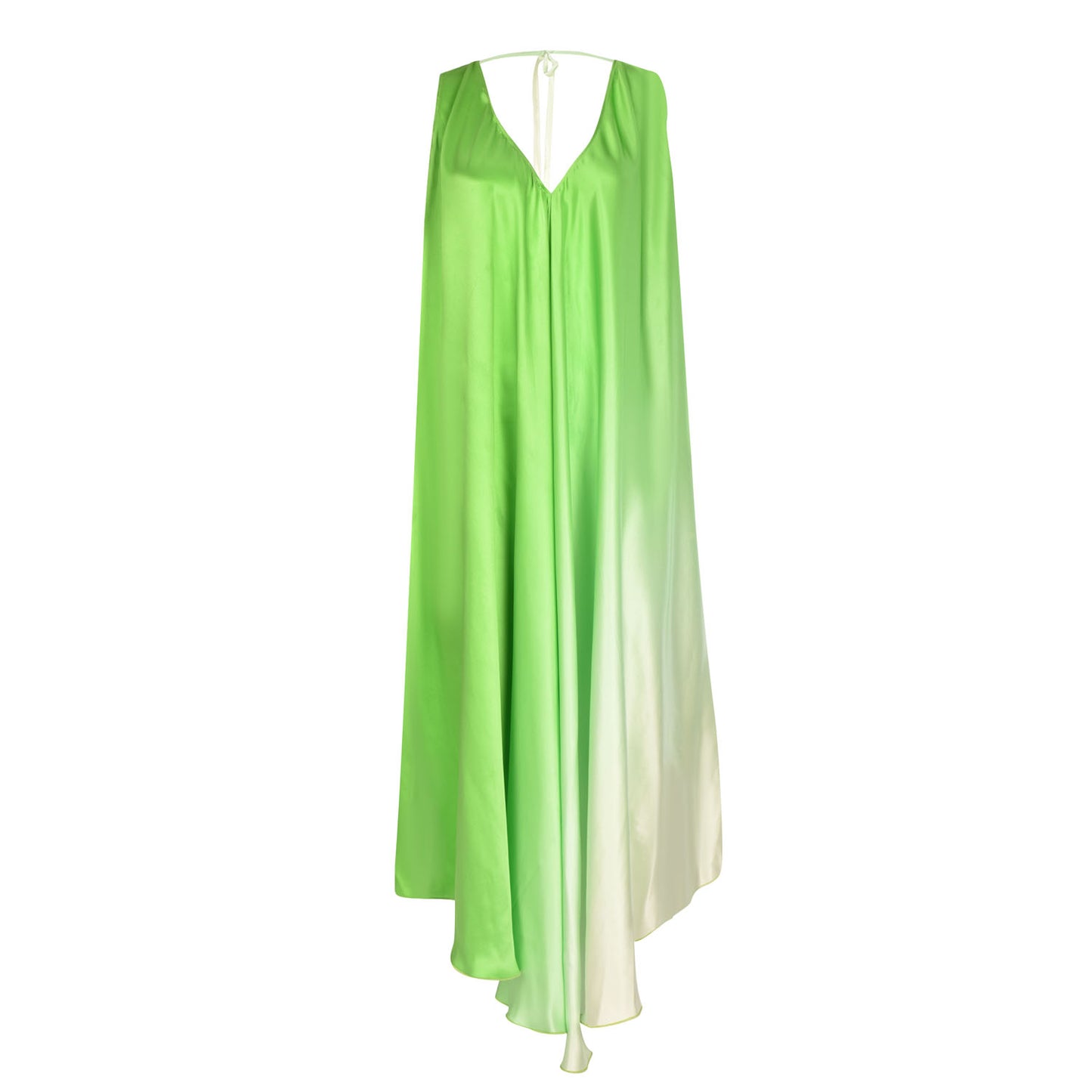Efil Silk Dress Green - pleasureofsilk