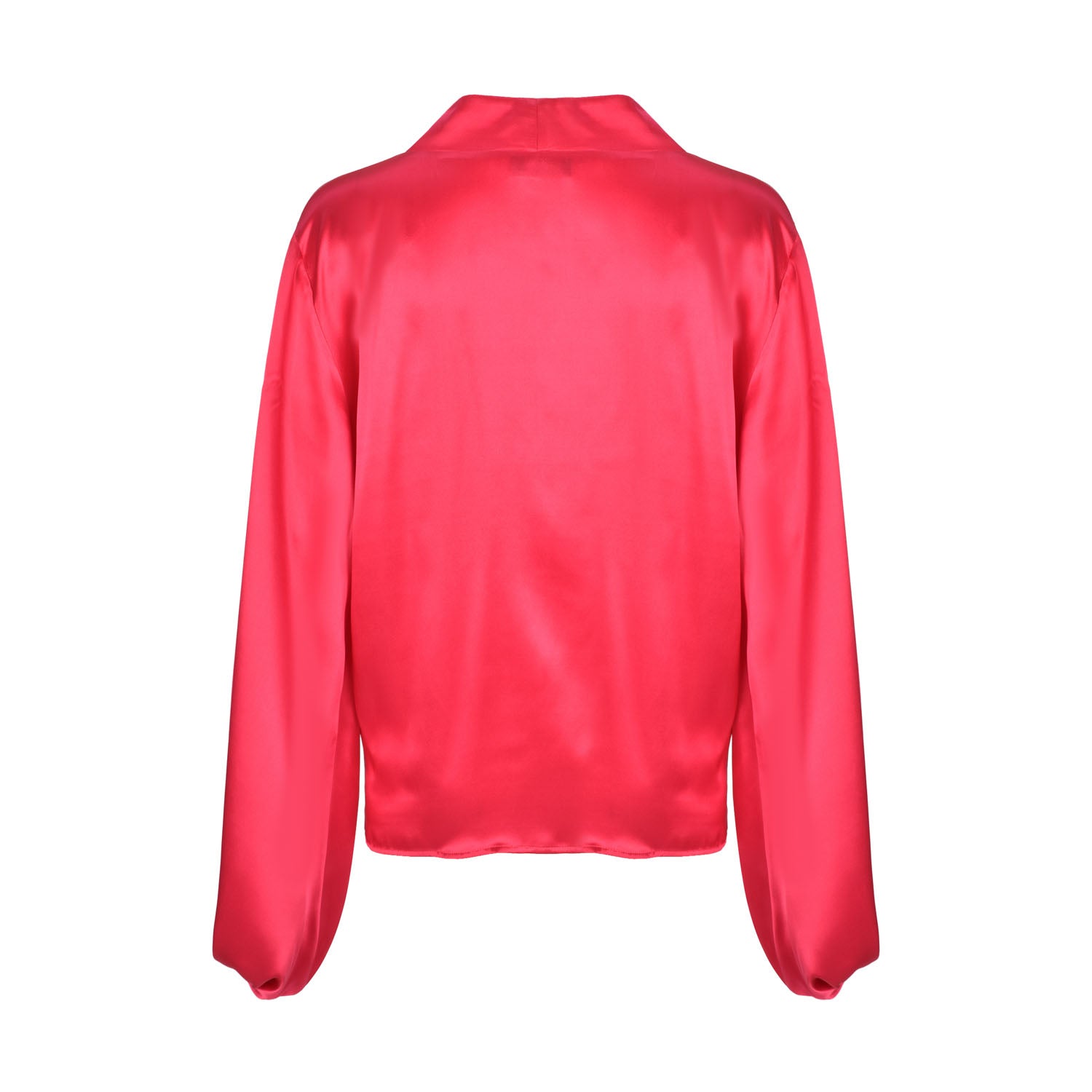 Impali Silk Shirt Fuchsia - pleasureofsilk