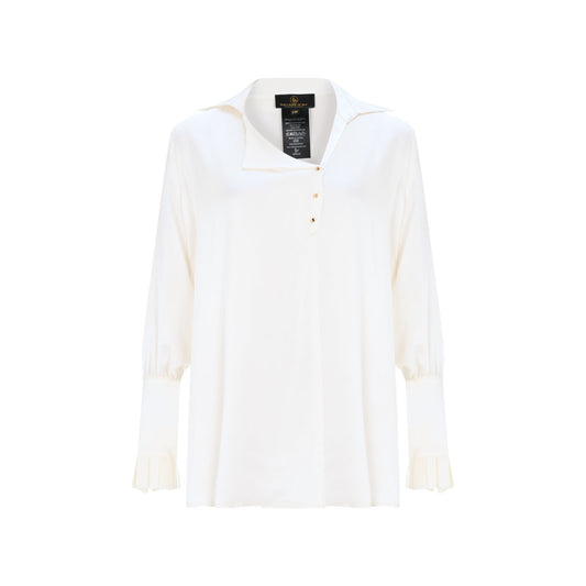 Brc Silk Shirt Off White - pleasureofsilk