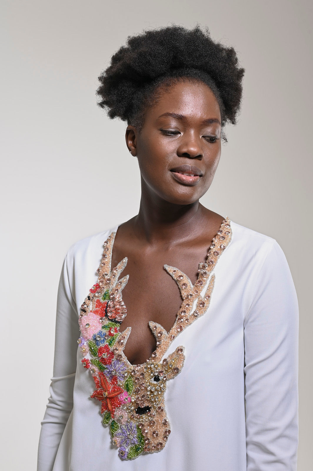 Bright Decollete White - pleasureofsilk