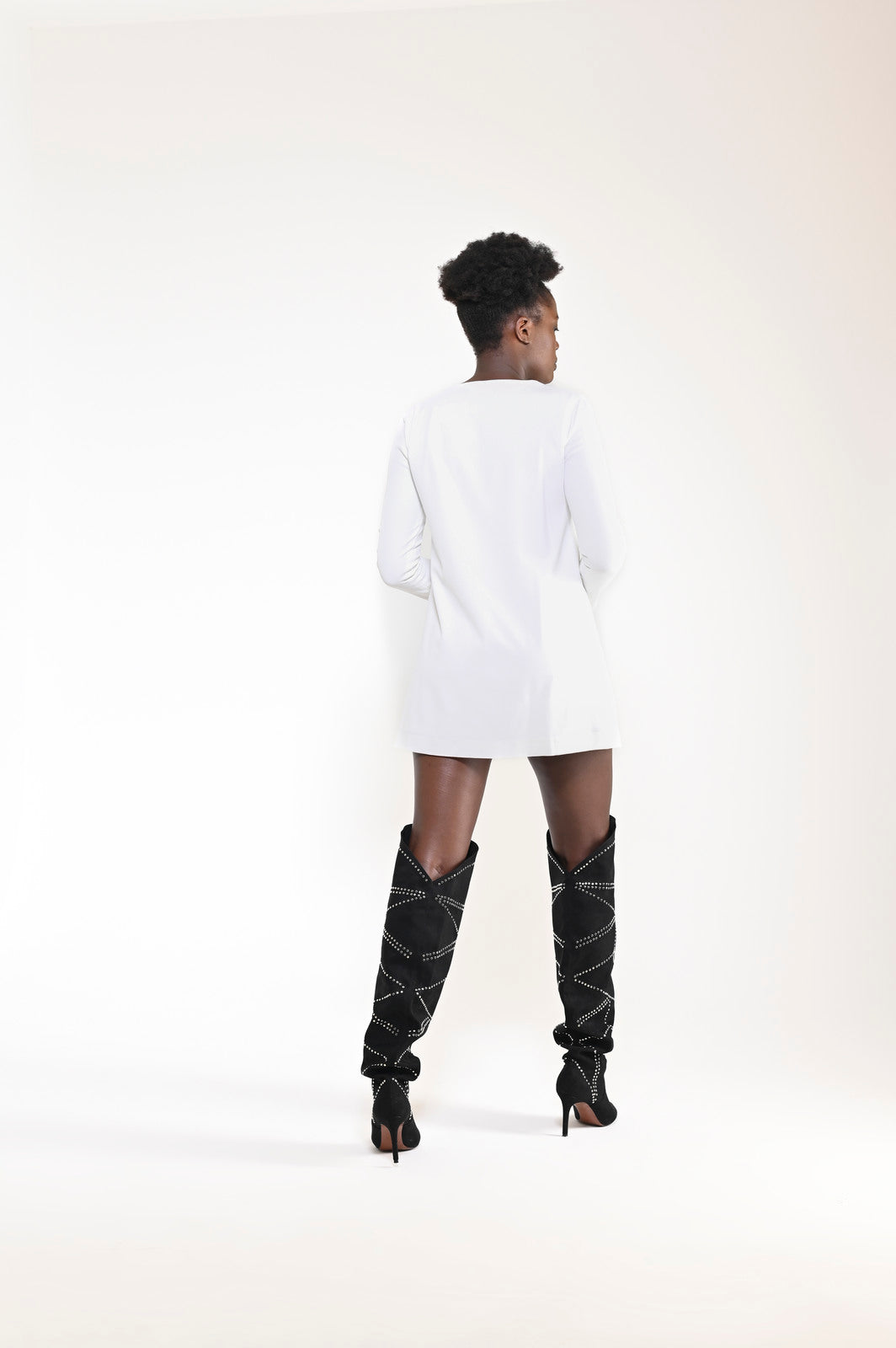 Bright Decollete White - pleasureofsilk