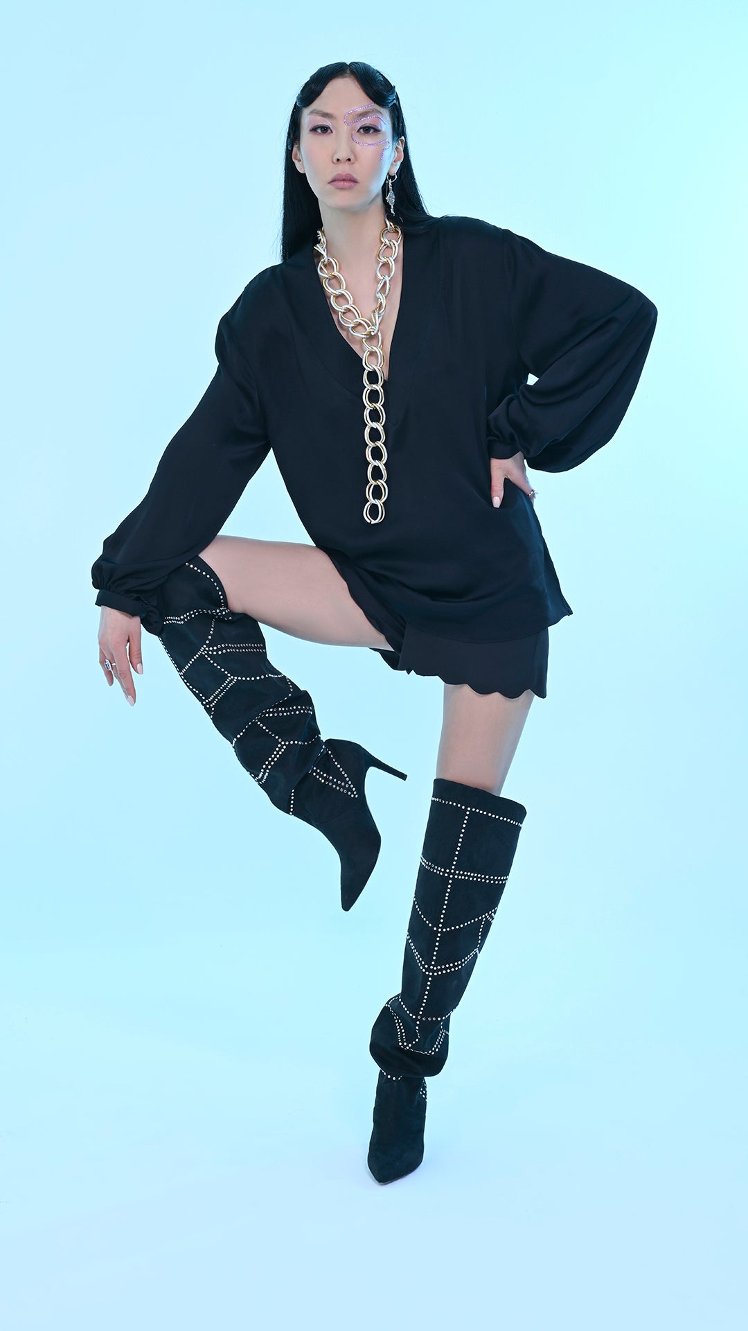 Impali Silk Shirt Black - pleasureofsilk