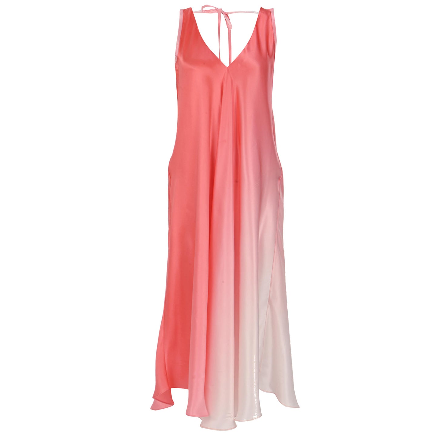 Efil Silk Dress Peach - pleasureofsilk