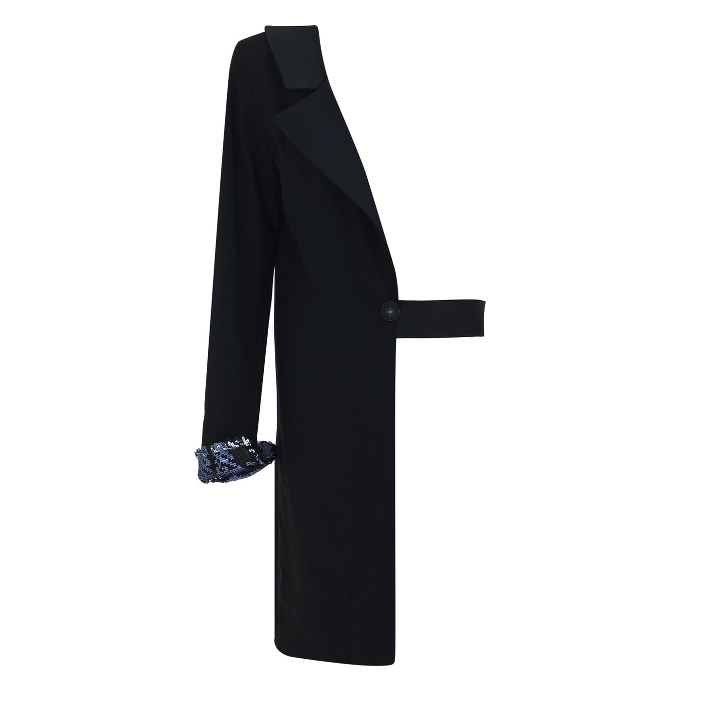 Asymetrical Sequin Suit - pleasureofsilk
