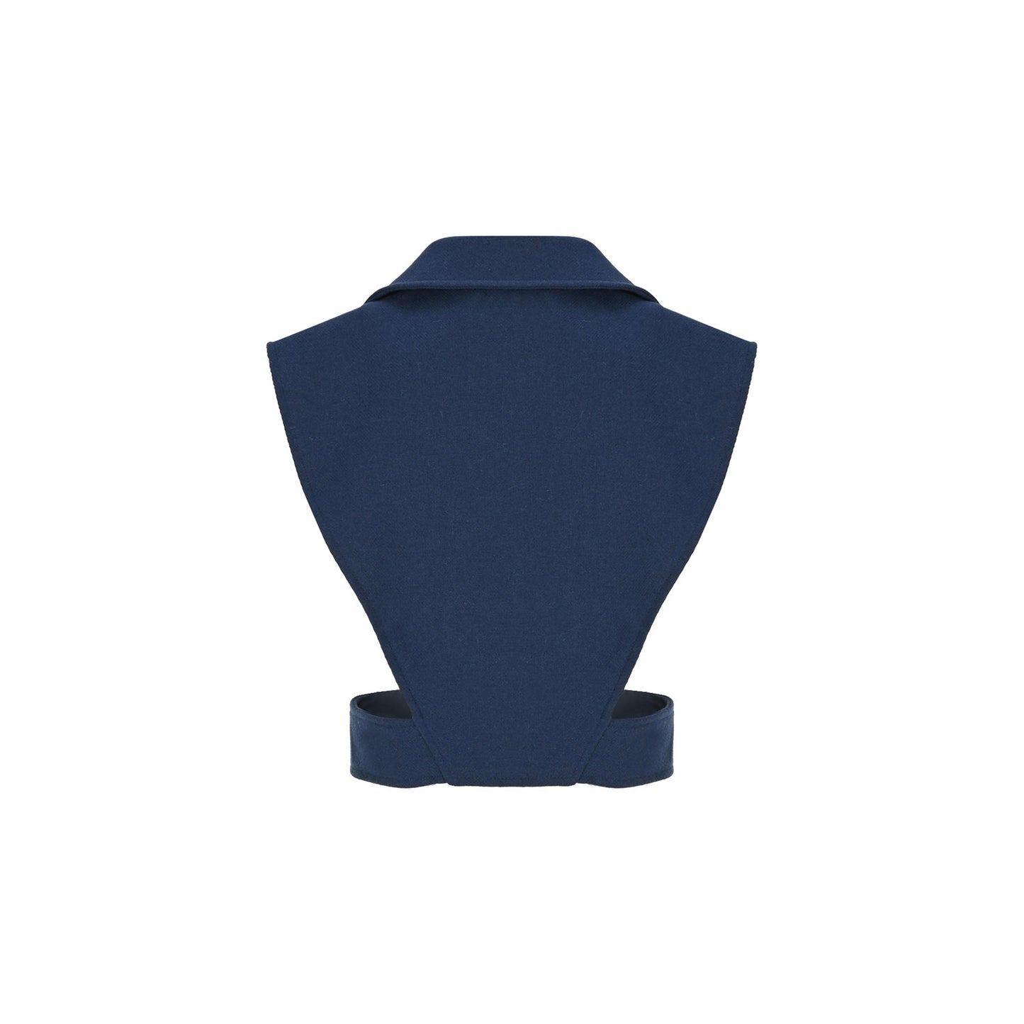 Kaan Wool Waistcoat Blue - pleasureofsilk