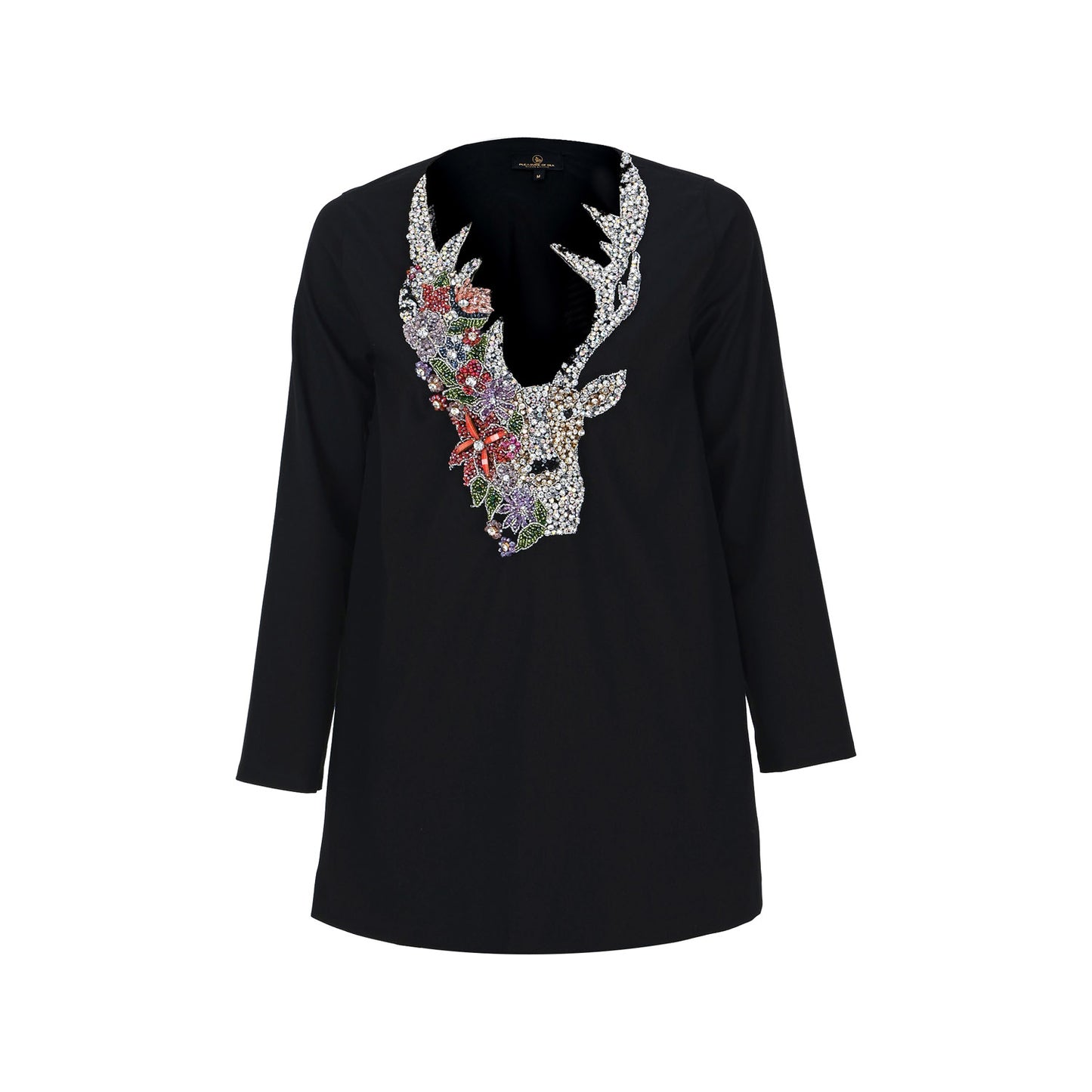 Bright Decollete Black - pleasureofsilk