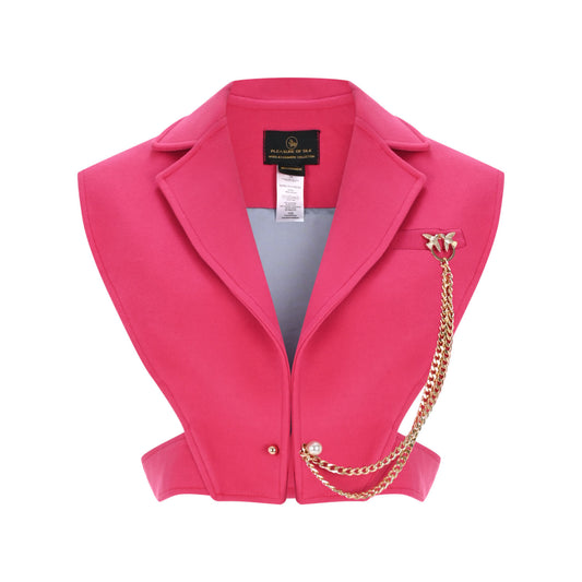 Kaan Cashmere Waistcoat Pink - pleasureofsilk